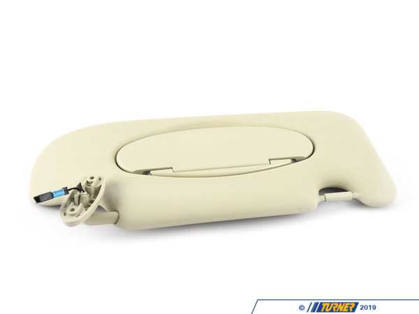 Genuine MINI Genuine MINI Sun Visor With Label, Right Light Beige - 51169812700 51169812700