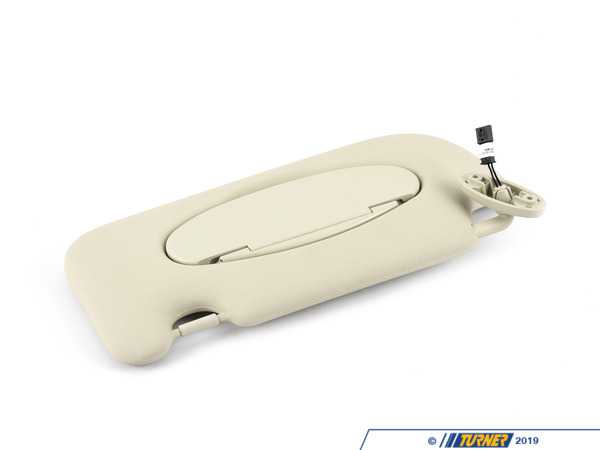 Genuine MINI Genuine MINI Sun Visor With Label, Left Light Beige - 51169812699 51169812699