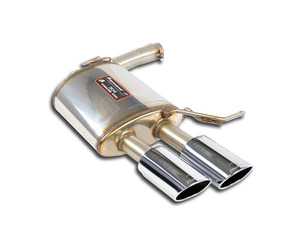 Rear Muffler With Dual Tips - Left