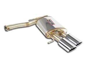 Rear Muffler With Dual Tips - Right