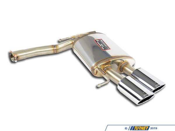 Supersprint Rear Muffler With Dual Tips - Right 776607
