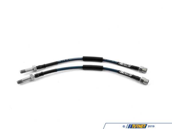 Turner Motorsport Turner Motorsport Stainless Steel Brake Lines - Rear 028603TMS02