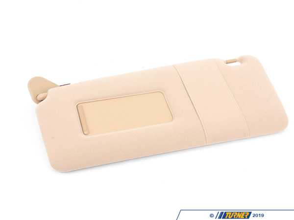 Genuine BMW Genuine BMW Lighted Make-up Sun Visor Le - 51168242549 - Sandbeige 51168242549