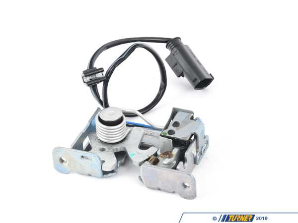 Genuine BMW Genuine BMW Latch, Hood, With Switch, Right - 51237308068 - F15,F16 51237308068