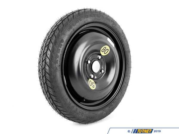 Assembled By ECS MINI R53 15" Emergency Spare Wheel/Tire Set 3611150916411570