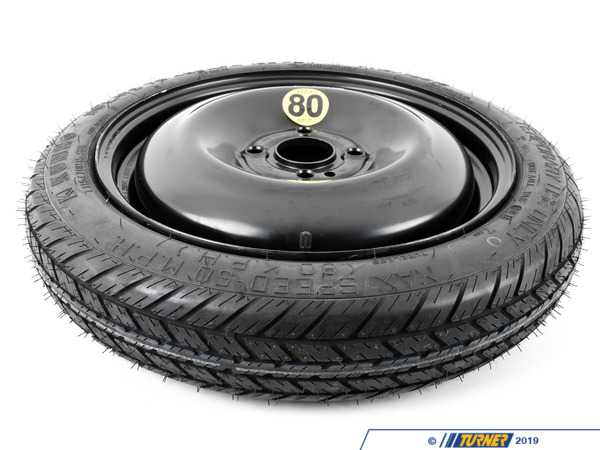 Packaged by Turner Genuine Mini 15" Emergency Spare Wheel/Tire Set - R50, R52, R53, R55, R56, R57, R58, R59 36111509164T