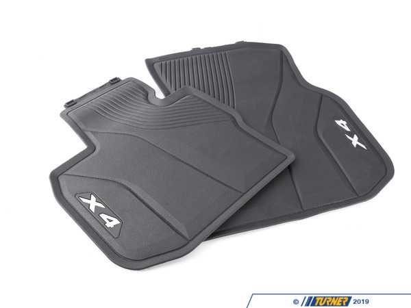 Genuine BMW FLOOR MATS, ALL-WEAT 51472451585