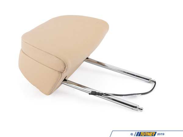 Genuine BMW Headrest Comfort, Leatherveneto Beige - F01, F02, F07, F10 52109177012