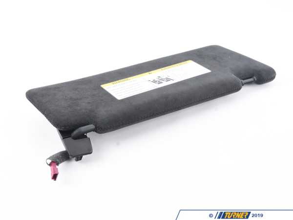 Genuine BMW Sun Visor With Miror - Left - Anthracite - F16, F86 51168061383