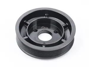 URO Premium Power Steering Pulley - Aluminum - E60, E61, E82, E88, E90, E91, E92, E93