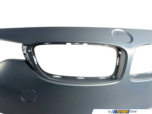 Genuine BMW Front Bumper Cover - Primed - Sra - F32, F33, F36 51117363284KT