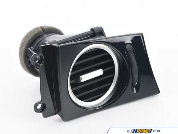Genuine BMW Genuine BMW Fresh Air Grille, Left - Schwarz 2 Uni - 64228385351 64228385351