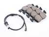 Akebono Akebono Rear Euro Ceramic Brake Pad Set EUR1762 EUR1762 View 1