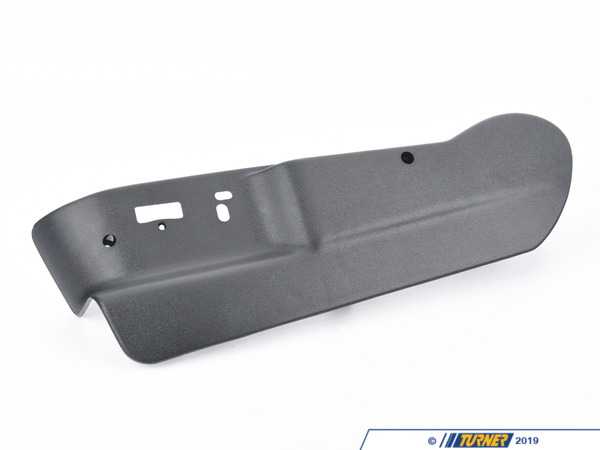 Genuine BMW Covering - Outer Left - Black - E32, E34 52101950401