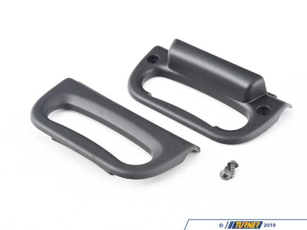 Genuine BMW Genuine BMW Set, Handle Recess Plates - Schwarz - F15 - 51477400253 51477400253