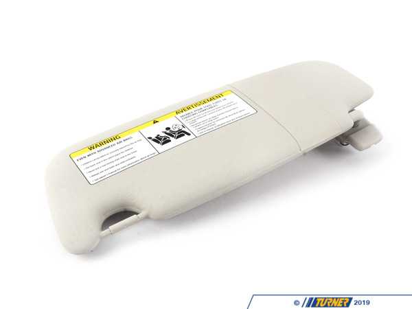 Genuine MINI Genuine MINI Sun Visor With Label, Right Satellite Grey - 51167382108 51167382108