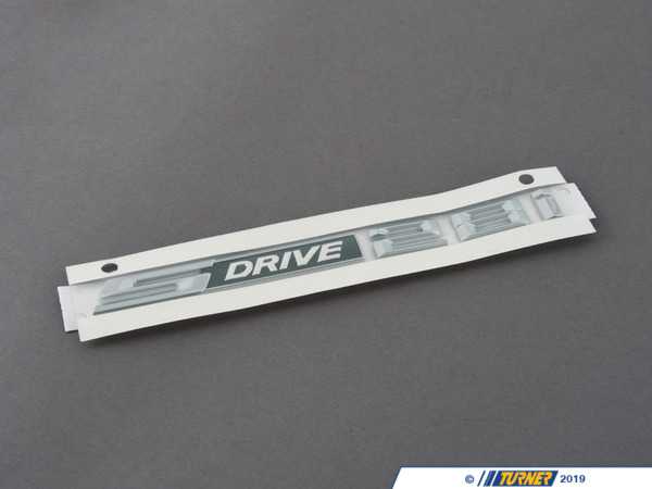 Genuine BMW Model Emblem - S Drive 28I - Z4 51147288175