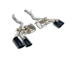 Supersprint Performance Valved Mufflers - Black Tips - F98 X4 M & X4 M Competition