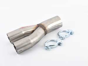 AUDI TT RS QUATTRO Coupe/Roadster 2.5 TFSi (340 Hp) 2009 -> 2015 (�80mm system) (with valve) Connecting pipe "Y" for OEM catalytic converter