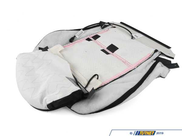 Genuine BMW Seat Cover - Black - E46 52107902070