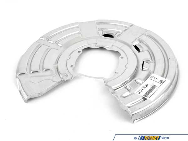 Genuine BMW Rear Brake Dust Shield - Left 34208053265