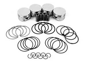 CP Forged Piston & Ring Set (Set Of 4) - 77mm (standard Size) CR(9.5) - N14 1.6L Engine