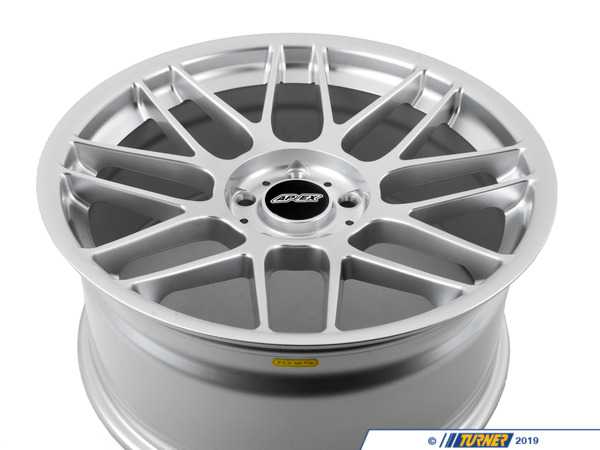 APEX Wheels 19" APEX ARC-8 Square Wheel Set - Hyper Silver arc819928qhsKT