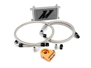Universal Oil Cooler with Thermostat - 19 Row 