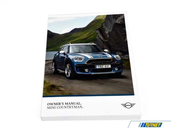 Genuine MINI OWNER'S MANUAL FOR F60 WITH 01402720040