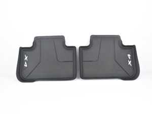 Genuine BMW Rear Rubber Floor Liner Set - G02 X4 30iX M40iX, F98 X4 M