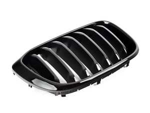 Genuine BMW High Gloss Black Front Kidney Grille - Right 