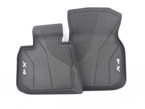 Genuine BMW Front Rubber Floor Liner Set - G02 X4 30iX M40iX, F98 X4 M