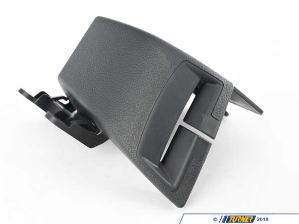 Genuine BMW Seat Belt Outlet Cover - Right - Anthracite - E82 51432996362