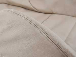 Leather Backrest Cover - Right - Hellbeige - E46