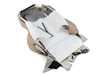 Genuine BMW Leather Backrest Cover - Right - Hellbeige - E46 52108255582 View 3