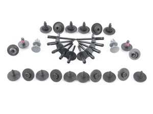SET OF MOUNTED PARTS