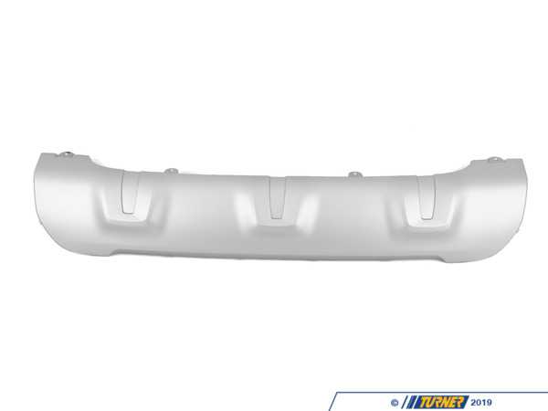 Genuine BMW UNDERRIDE GUARD, REA 51127400678