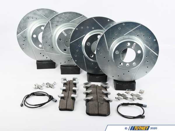 Power Stop Z26 Front and Rear Street Warrior Brake Kit  K6655-26
