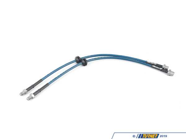 Turner Motorsport Turner Front Stainless Steel Brake Lines - E60/E61 Xi (AWD)
 028598TMS02