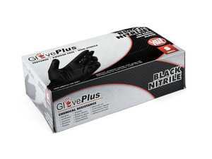 GlovePlus Black Nitrile Gloves - Small - AMMEX