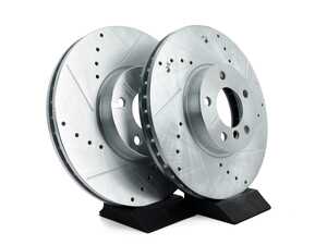 Evolution Tru-Cast Drilled And Slotted Rotor Pair - Front (332x28)