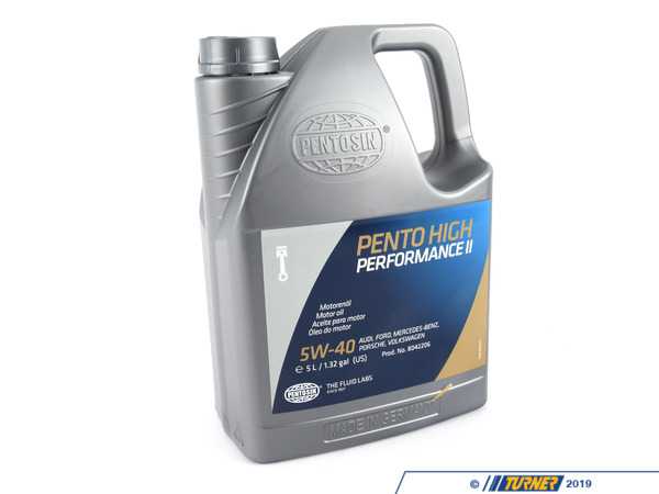 Pentosin Pentosin Pento High Performance II Engine Oil (5w-40) - 5 Liter PEN 5W-40 5L