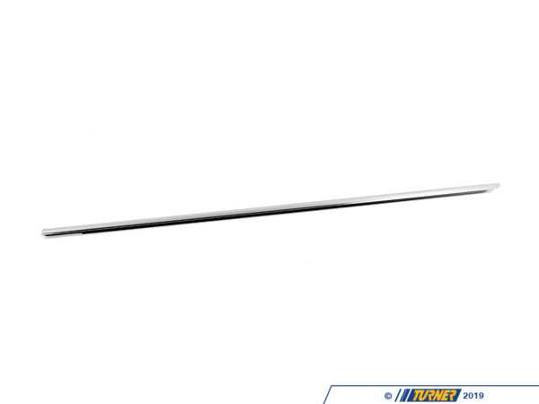 Genuine BMW Chrome Door Window Trim - Rear Left 51357496141