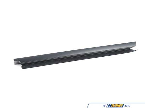 Genuine BMW Genuine BMW Waist Rail Trim Strip, Int. - 51228218797 - Schwarz 51228218797