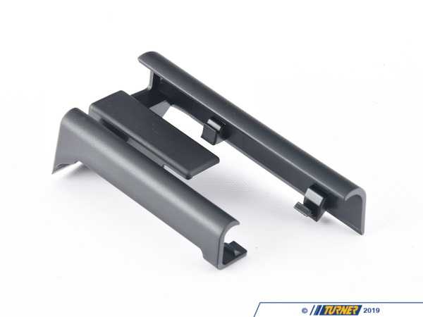 Genuine BMW Genuine BMW Cover, Seat Rail, Front Righ - 52109175064 - Schwarz 52109175064