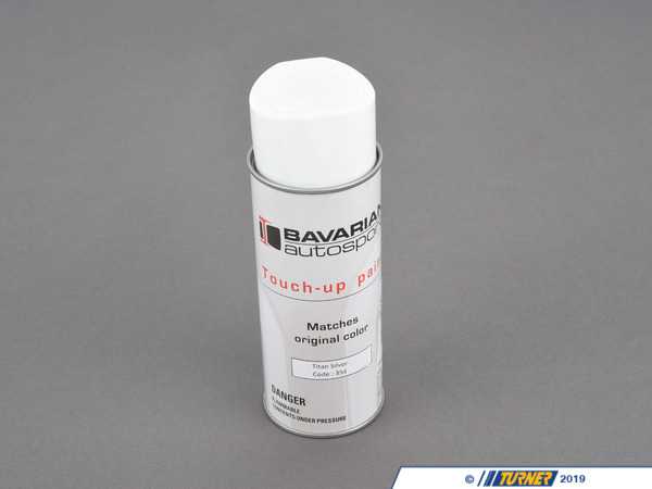 Bavarian Autosport Bav Auto 12oz Touch Up Paint Spray Can - Titanium Silver Code 354 tu354KT