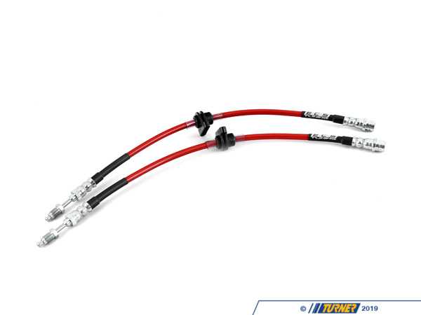 ECS ECS Exact Fit Stainless Steel Brake Lines - Front - MINI F54 F60, BMW X1 X2 027615ECS01