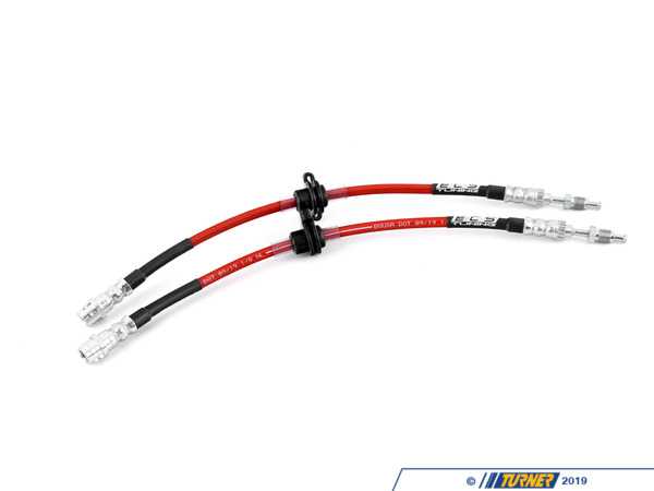 ECS ECS Exact Fit Stainless Steel Brake Lines - Front - MINI F55 F56 F57 027616ECS01