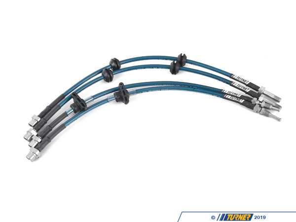 Turner Motorsport Turner Motorsport Stainless Steel Brake Lines Set - Front & Rear - MINI Cooper F54 F60, BMW F39 F44 F48 027617tmsKT