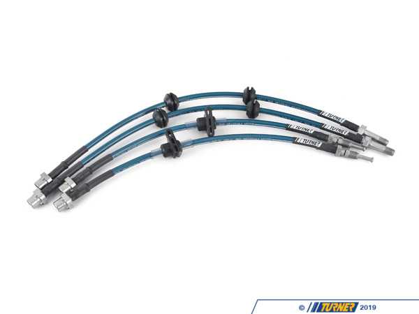 Turner Motorsport Turner Motorsport Stainless Steel Brake Line Set - MINI Cooper F55 F56 F57 027617tmsKT1
